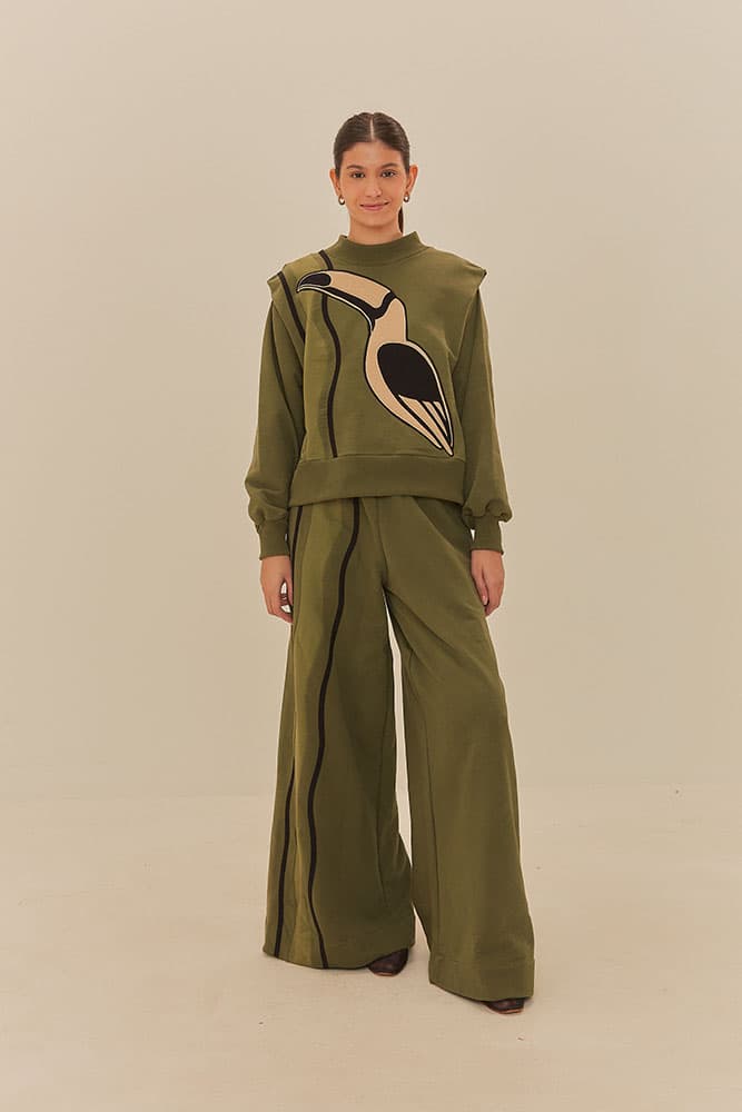 Moletom Bordado Tucano Grafico